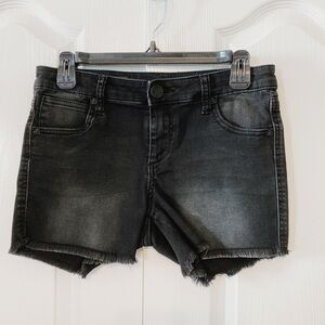Kut From The Kloth Gidget Frey Black Short Size 0